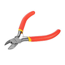 Кусачки боковые МИНИ, 120 мм, HCS, обливные рукоятки - 34-3-111