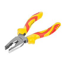 Плоскогубцы комбинированные FINE, 160 мм, HCS, двухкомпонентные рукоятки - 34-5-216