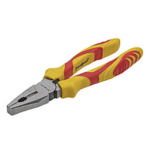 Плоскогубцы комбинированные FINE, 200 мм, HCS, двухкомпонентные рукоятки - 34-5-220