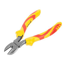 Кусачки боковые FINE, 180 мм, HCS, двухкомпонентные рукоятки - 34-5-580