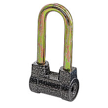 Замок навесной, алюминий 3 ключа, 53.6x28.5x39.7, удлин. дужка 9,8мм - 70-0-002