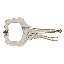 Зажим ручной с фиксатором увеличенный захват, подвижные губки, 270мм, раскрытие губок до 80мм - 34-3-270