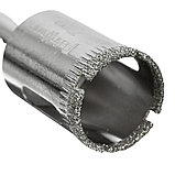 Коронка алмазная  по стеклу и керамограниту, 22 х 55 мм, цилиндрический хвостовик  - 35-4-222, фото 4