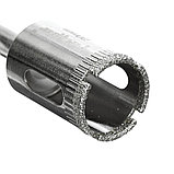 Коронка алмазная  по стеклу и керамограниту, 20 х 55 мм, цилиндрический хвостовик  - 35-4-220, фото 4