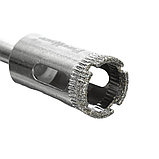 Коронка алмазная  по стеклу и керамограниту, 18 х 55 мм, цилиндрический хвостовик  - 35-4-218, фото 4