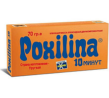 Клей эпоксидный двухкомпонентный POXILINA, 70г - 69-9-798