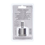 Коронка алмазная  по стеклу и керамограниту, 32 х 55 мм, цилиндрический хвостовик  - 35-4-232, фото 2