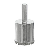 Коронка алмазная  по стеклу и керамограниту, 28 х 55 мм, цилиндрический хвостовик  - 35-4-228, фото 4