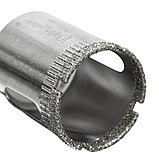 Коронка алмазная  по стеклу и керамограниту, 25 х 55 мм, цилиндрический хвостовик  - 35-4-225, фото 4