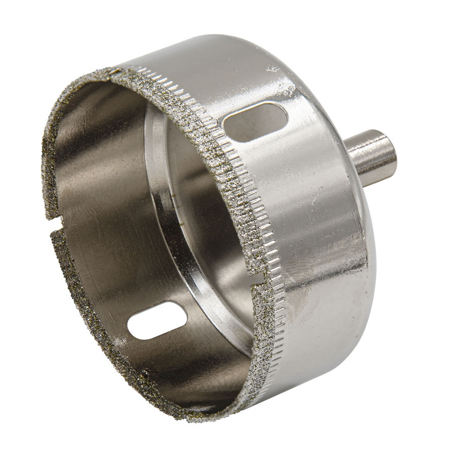 Коронка алмазная  по стеклу и керамограниту, 68 х 55 мм, цилиндрический хвостовик  - 35-4-268