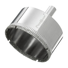 Коронка алмазная  по стеклу и керамограниту, 55 х 55 мм, цилиндрический хвостовик  - 35-4-255