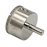 Коронка алмазная  по стеклу и керамограниту, 50 х 55 мм, цилиндрический хвостовик  - 35-4-250, фото 2