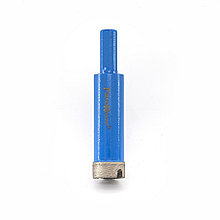 Коронка алмазная  по стеклу и керамограниту, 6 х 35 мм, 6-гранный хвостовик,  - 35-4-301