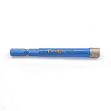 Коронка алмазная  по стеклу и керамограниту, 8 х 35 мм, 6-гранный хвостовик,  - 35-4-302