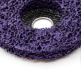 Круг зачист. полимер. (коралловый) Фиолет., extra coarse (очень грубый), 125х22,2х15мм - 37-1-405, фото 4