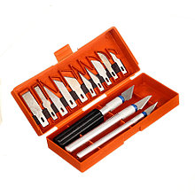 Набор ножей для резьбы по дереву, 13 лезвий, (уп.) - 40-3-916