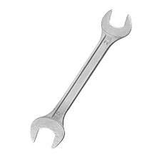 Ключ рожковый, 19 х 22 мм, HCS, хромированный - 43-3-719