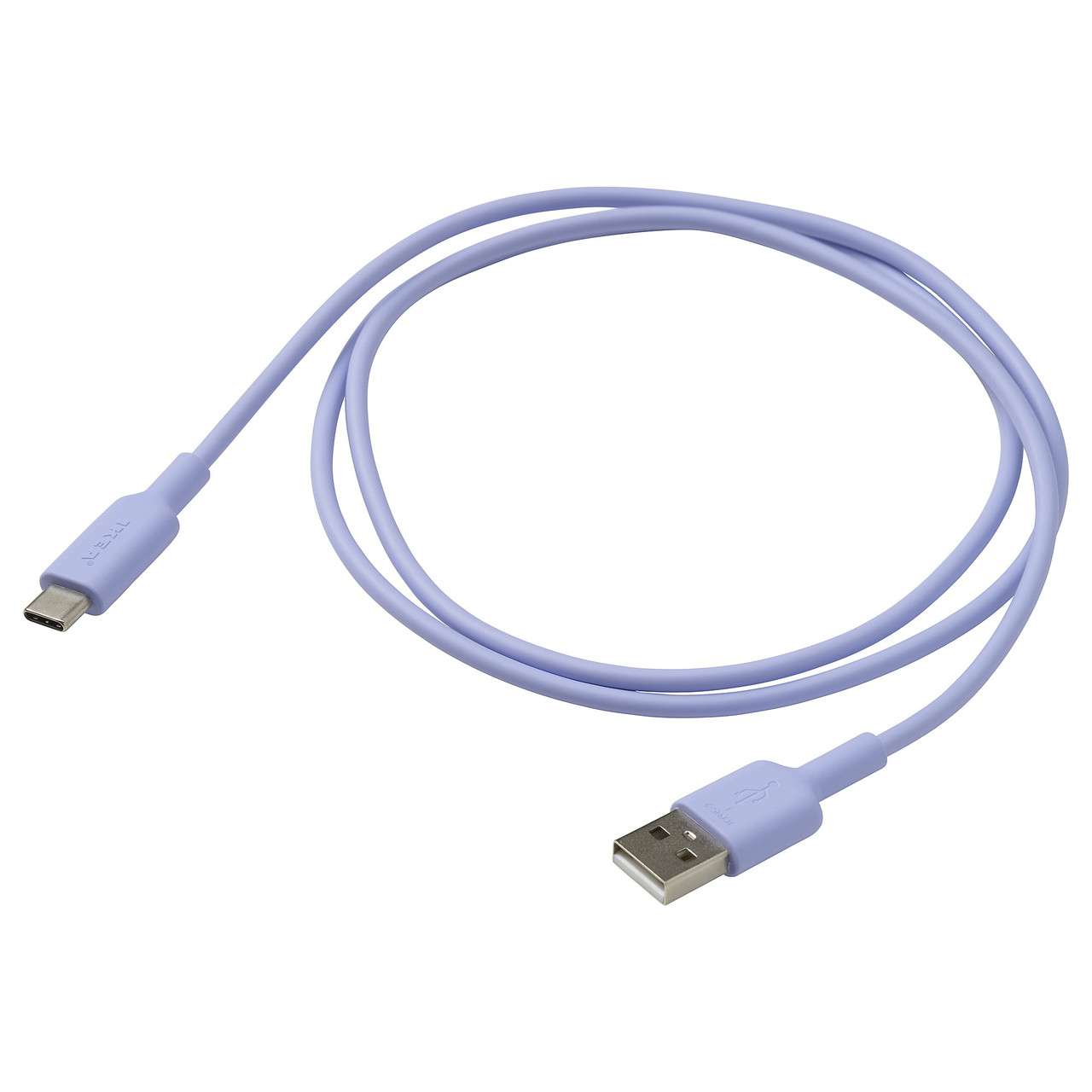 Кабель USB-A–USB-C IKEA СИТТБРУНН 1.0 м сиреневый, фото 1