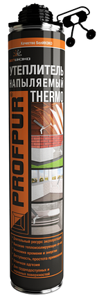 Напыляемый утеплитель PROFPUR THERMO, 890 мл, РБ, фото 2