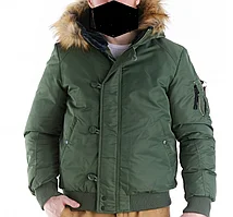 Куртка зимняя Короткая Аляска N-2B Olive