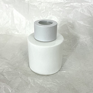 Флакон для диффузора круглый белый, 50 мл Белая крышка