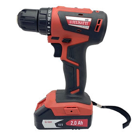 Аккумуляторная дрель-шуруповерт, 18 В, 13 мм, металлический патрон, ЗУ разъемного типа,бещеточный двигатель