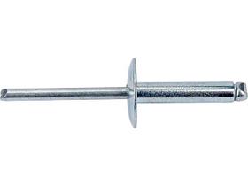 Заклепка вытяжная с увеличенным полем 4.8х21х16 мм сталь/сталь, цинк (5000 шт в коробе) STARFIX