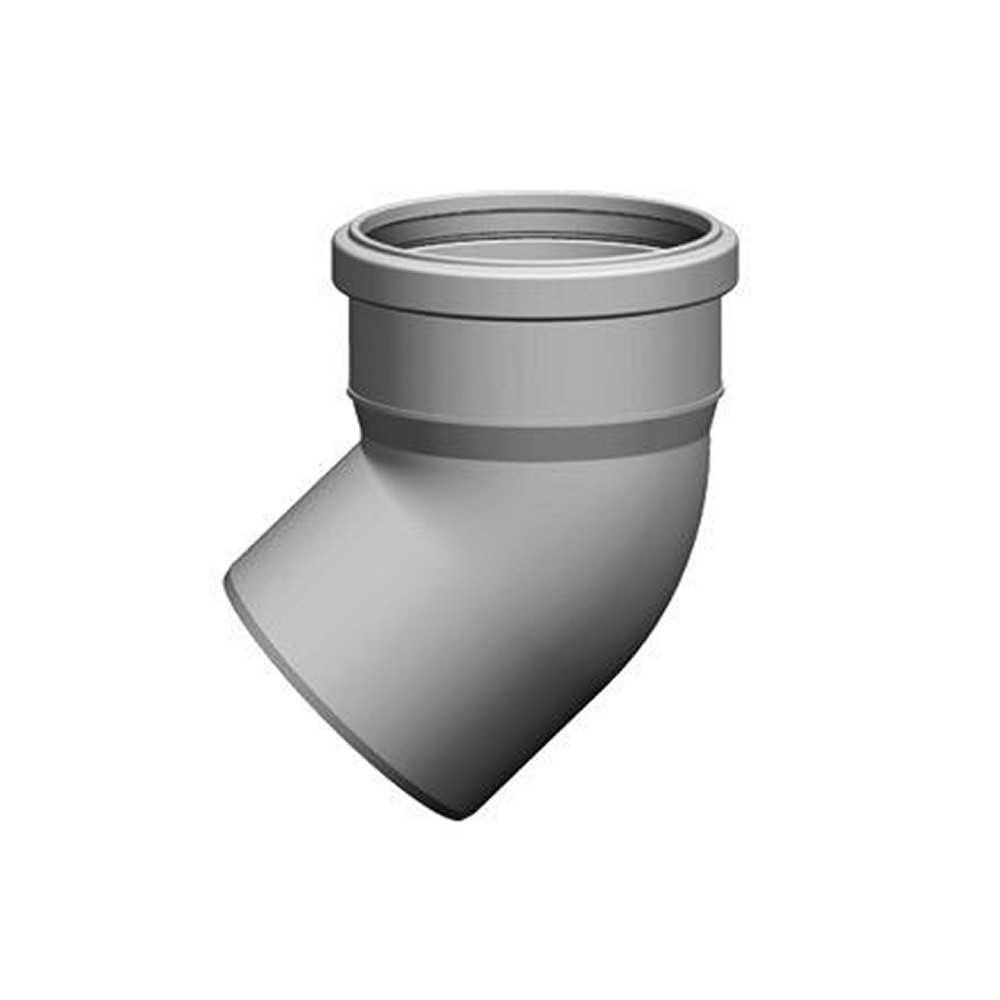 Отвод канализационный малошумный ПП, DN110 х 87º мм, Sinikon Comfort Plus (Италия/Россия)