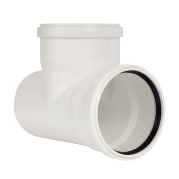 Тройник канализационный малошумный ПП, DN110/110x87° мм, Sinikon Comfort Plus (Италия/Россия)