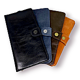 Мужской набор: ремень BUFFALO BELTS 4см + купюрник лонгер, фото 6