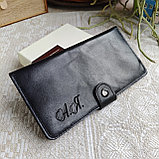 Мужской набор: ремень BUFFALO BELTS 4см + купюрник лонгер, фото 7