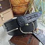 Мужской набор: ремень BUFFALO BELTS 4см + купюрник лонгер, фото 8