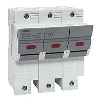 Предохранитель-разъединитель DF 22x58 3Р (тип ПВЦ) EKF