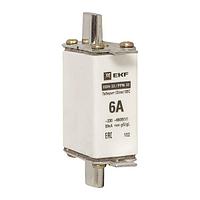 Плавкая вставка ППН-33 100/6А габарит 00С EKF