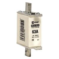 Плавкая вставка ППН-33 100/ 63А габарит 00С EKF