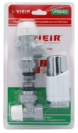 Термокомплект 1/2 VIEIR осевой (аксиальный) для радиатора