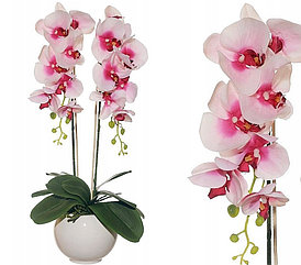 Цветочная композиция из орхидей в кашпо 65 см , S-302