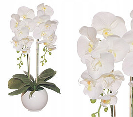 Цветочная композиция из орхидей в кашпо 65 см , R-45a