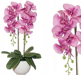 Цветочная композиция из орхидей в кашпо 65 см, R-45a