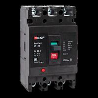 Автоматический выключатель LS125 18кА 3P 20А ProPact EKF