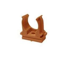 Крепеж-клипса для монтаж, пист, d20 мм (100 шт) оранжевая EKF-Plast