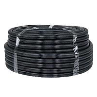 Труба гофр, безгалогеновая FRHF с протяжкой d25 мм (75 м) черная EKF-Plast