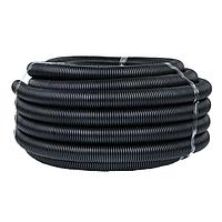 Труба гофр, безгалогеновая FRHF с протяжкой d40 мм (25 м) черная EKF-Plast