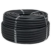 Труба гофр, безгалогеновая FRHF с протяжкой d63 мм (15 м) черная EKF-Plast