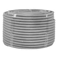 Труба гофр, ПВХ с протяжкой d16 мм (100 м) серая EKF-Plast