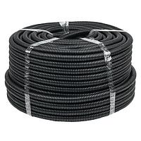 Труба гофр, ПНД с протяжкой d20 мм (100 м) черная EKF-Plast