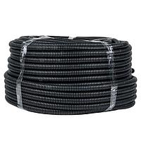 Труба гофр, ПНД тяжелая с протяжкой d20 мм (100 м) черная EKF-Plast