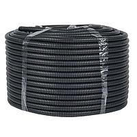 Труба гофр, ПНД с протяжкой d25 мм (50 м) черная EKF-Plast
