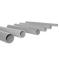 Труба гладкая ПВХ жесткая d32 мм (2 м) (50 м/уп) белая EKF-Plast