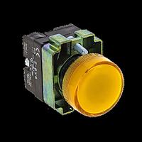 Лампа сигнальная BV65 желтая 24В EKF